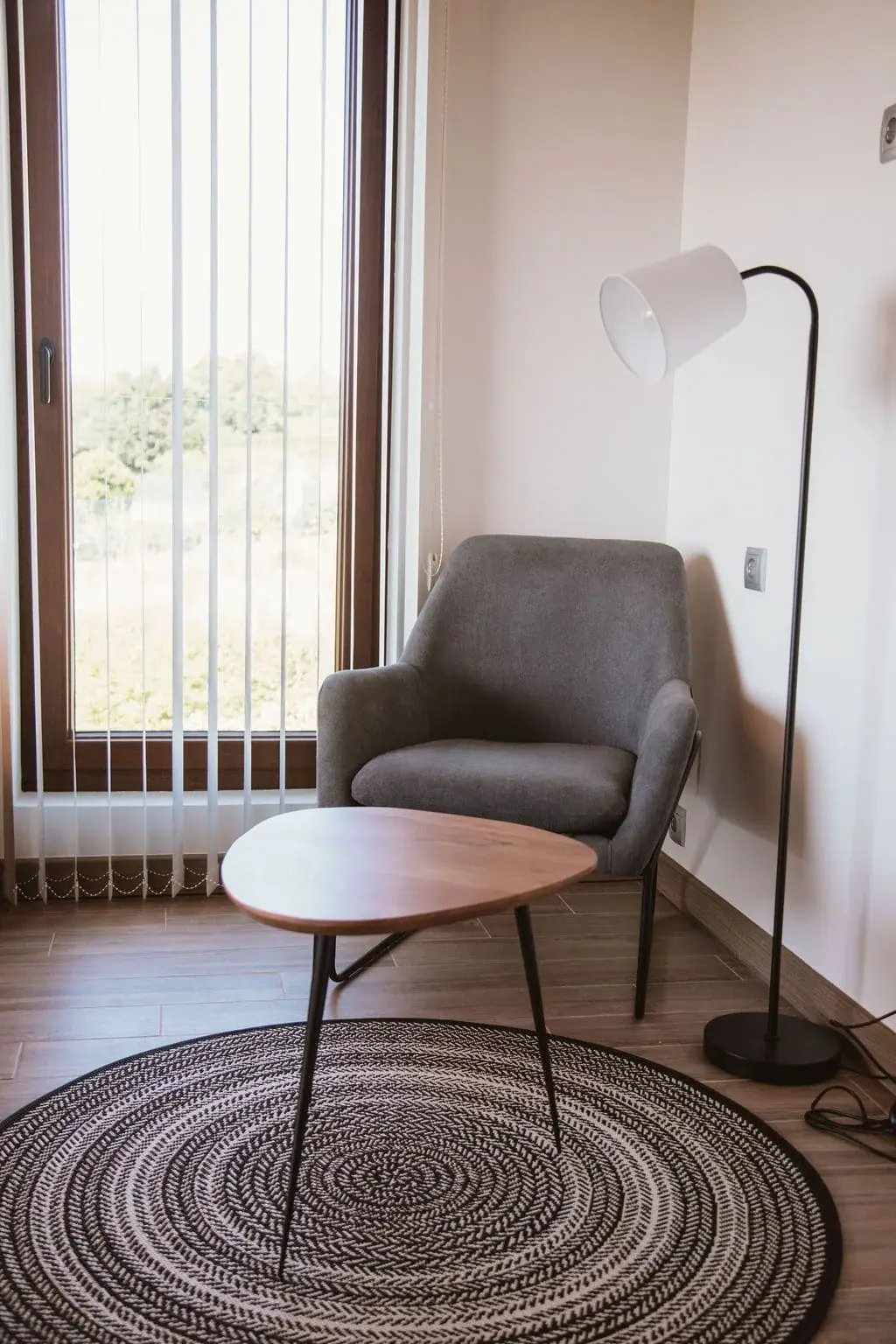 Armchair by the window in the Deluxe apartment