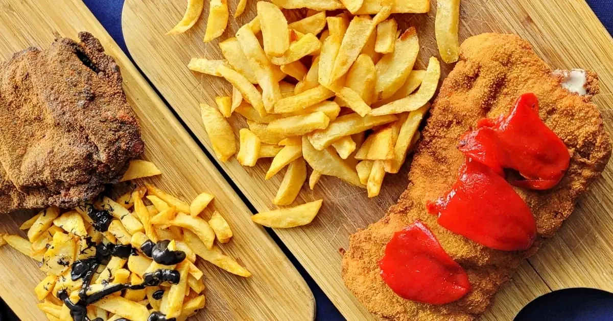 Cachopo asturiano en una sidrería