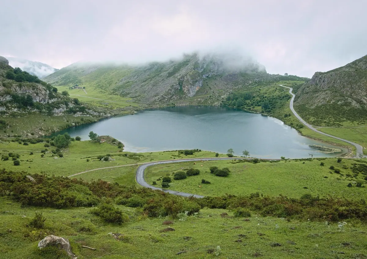 Lake Enol, in the Picos de Europa