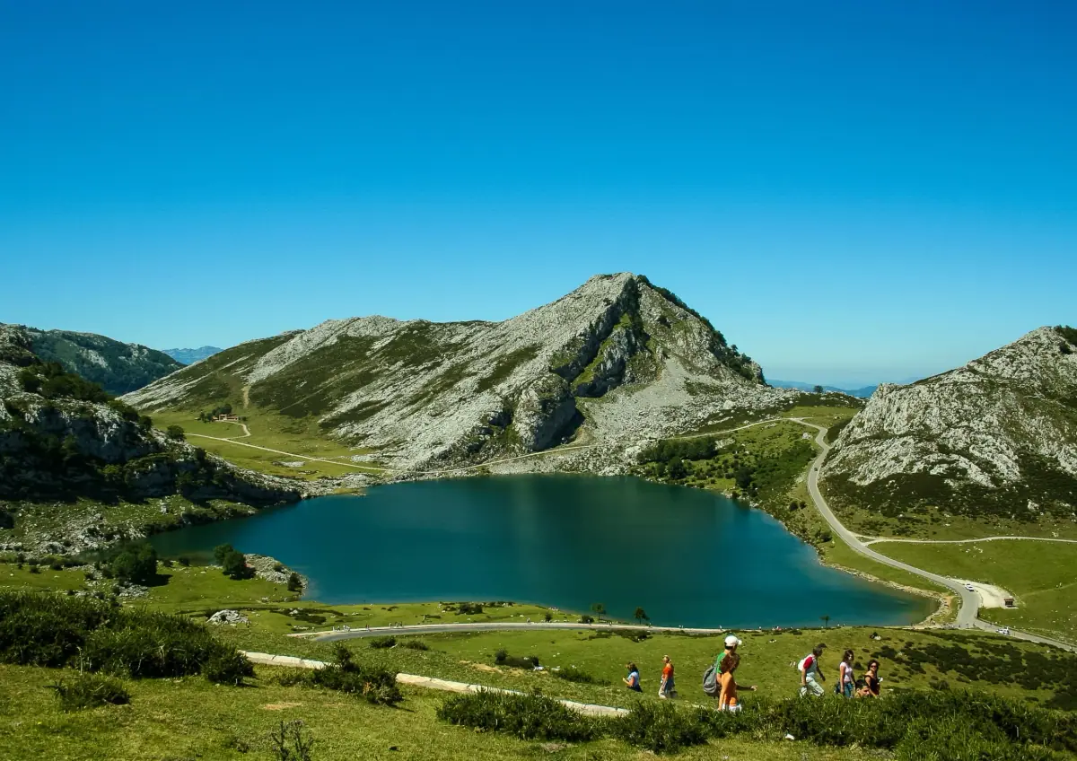 Lake Enol, in the Picos de Europa