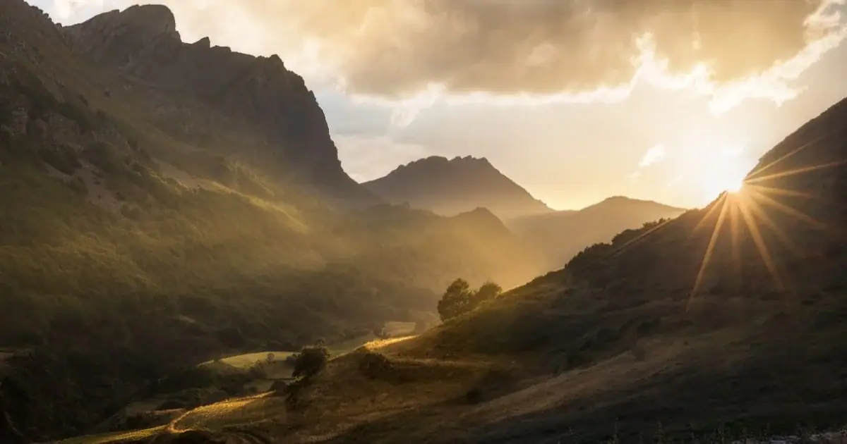 Mountain landscape in Somiedo