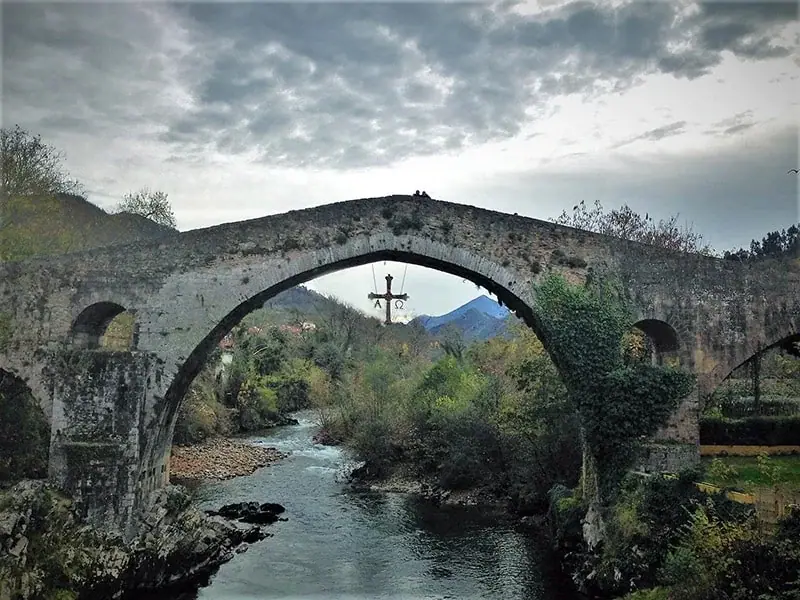 The Roman bridge of Cangas de Onís